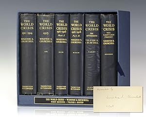 Bild des Verkufers fr The World Crisis 1911-1914; The World Crisis 1915; The World Crisis 1916-1918 Part One and Part Two; The World Crisis. The Aftermath; The World Crisis. The Eastern Front. zum Verkauf von Raptis Rare Books