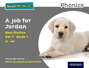 Seller image for Read Write Inc. Phonics: Grey Set 7 Non-fiction 1 a Job for Jordan for sale by GreatBookPrices