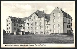 Ansichtskarte Kassel-Niederzwehren, Graf Haeseler-Kaserne, Mannschaftshaus