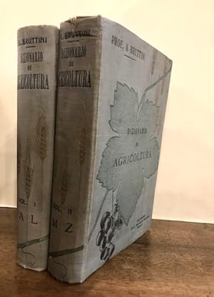 Seller image for Dizionario di agricoltura. Vol. I - A-L (e Vol. II - M-Z) for sale by Libreria Ex Libris ALAI-ILAB/LILA member