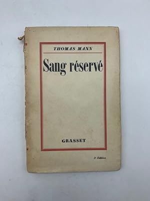 Sang reserve'. 5 edition