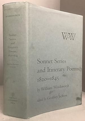 Bild des Verkufers fr Sonnet Series and Itinerary Poems, 1820-1845 zum Verkauf von Chaucer Bookshop ABA ILAB