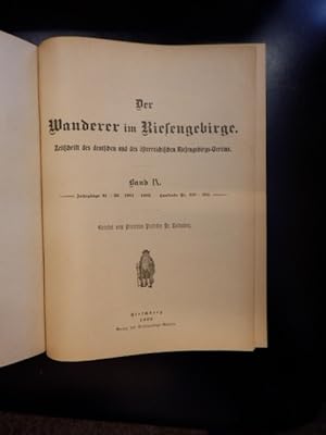 Der Wanderer im Riesengebirge. Zeitschrift des deutschen und österreichischen Riesengebirgs-Verei...