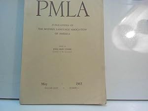 Seller image for PMLA : America, Volume LXXX, No.2: May. 1965 for sale by JLG_livres anciens et modernes