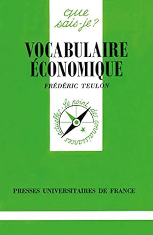 Image du vendeur pour Vocabulaire conomique 2019-2129 mis en vente par Els llibres de la Vallrovira