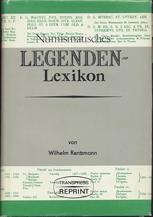 Numismatisches Legenden-Lexicon des Mittelalters und der Neuzeit. 2 Teile und Nachtrag in einem B...