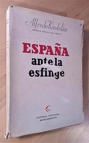 Imagen del vendedor de Espaa ante la esfinge a la venta por Llibres Bombeta