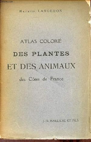 Bild des Verkufers fr Atlas colori des plantes et des animaux des Ctes de France - incomplet seulement 5 planches. zum Verkauf von Le-Livre