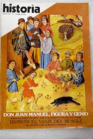 Seller image for Historia 16, Ao 1982, n 75 Don Juan Manuel, figura y genio:: Armas rusas en la guerra civil; Catalua: conspiracin contra la I Repblica; Un ingls en la Corte de Felipe IV; Castilla, das de miseria; El escritor; El seor de Peafiel; Cmo empez la tecnocracia; De Sarajevo a Hiroshima: la Cruz Roja, en los grandes conflictos del siglo XX for sale by Alcan Libros