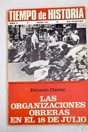 Seller image for TIEMPO DE HISTORIA. AO II, N.20:: Respuesta de Marina Pino; ?Mujeres libres?, un movimiento feminista en plena Guerra Civil; Roma, desde el materialismo histrico; La II Repblica y el cine; Alejandra Kolontai: Bolchevique y feminista; Historia y poltica en la Feria del Libro de Madrid; Nicols Estvanez, un militar revolucionario; Espaa 1946; Heidegger en la historia; En el bicentenario de Estados Unidos: El nacimiento de una nacin; Anlisis de una revista especializada: La msica durante la guerra del 36; Un novelista olvidado: La stira poltica de Benigno Bejarano; El ?grupo Manouchian?: Resistentes espaoles en la ?Batalla de Pars?; Campesinos de Medina Sidonia y Casas Viejas (1870-1933); Toms Meabe, el fundador de las Juventudes Socialistas; Los lenguajes de la derecha: 2. En l for sale by Alcan Libros