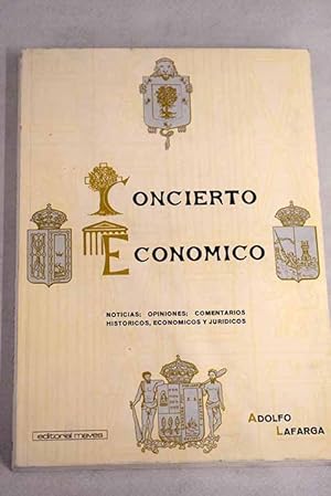 Bild des Verkufers fr Concierto econmico de las provincias vascongadas zum Verkauf von Alcan Libros
