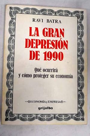 Seller image for La gran depresin de 1990 for sale by Alcan Libros