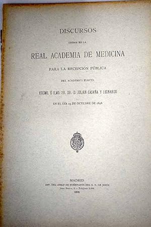 Imagen del vendedor de Discursos ledos en la Real Academia de Medicina a la venta por Alcan Libros