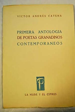Imagen del vendedor de Primera Antologa de poestas granadinos contemporneos a la venta por Alcan Libros