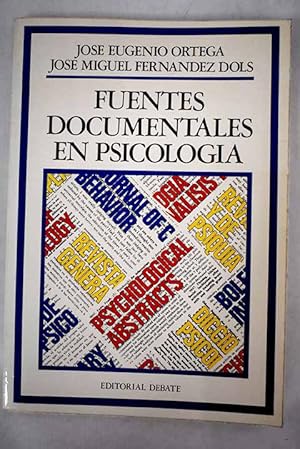Seller image for Fuentes documentales en psicologia for sale by Alcan Libros