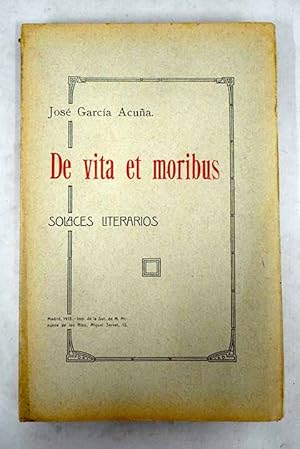 Imagen del vendedor de De Vita et Moribus a la venta por Alcan Libros