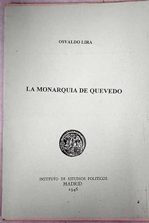 Imagen del vendedor de La monarqua de Quevedo a la venta por Alcan Libros