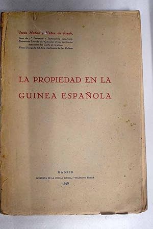 Immagine del venditore per La propiedad en la Guinea espaola venduto da Alcan Libros