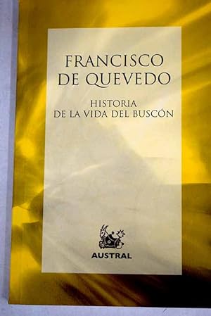 Immagine del venditore per Historia de la vida del Buscn venduto da Alcan Libros