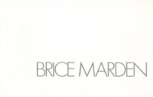 Seller image for Brice Marden: Marbles Paintings and Drawings. Exhibition at The Pace Gallery, 29 October-27 November 1982. for sale by Wittenborn Art Books