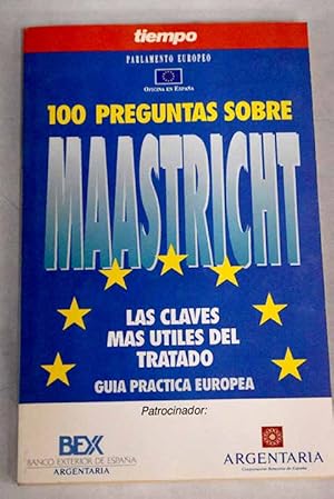 Imagen del vendedor de 100 preguntas sobre Maastricht a la venta por Alcan Libros