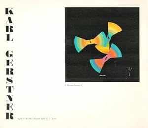 Image du vendeur pour Karl Gerstner. Exhibition at Staempfli Gallery, New York, April 11-29, 1967. mis en vente par Wittenborn Art Books