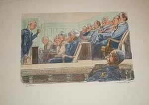A collection of Courtroom prints by William Sharp.