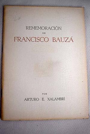 Rememoración de Francisco Bauzá