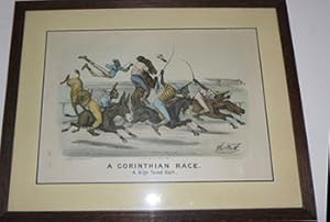 A Corinthinan Race: A high toned start. First edition of the lithograph.