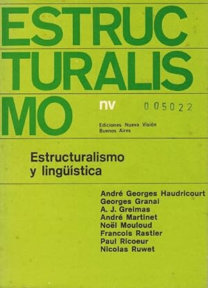 Bild des Verkufers fr Estructuralismo y lingstica. zum Verkauf von La Librera, Iberoamerikan. Buchhandlung