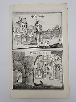 Bild des Verkufers fr 5 leaves from Topographia Galliae with copperplate engravings. zum Verkauf von Zephyr Books