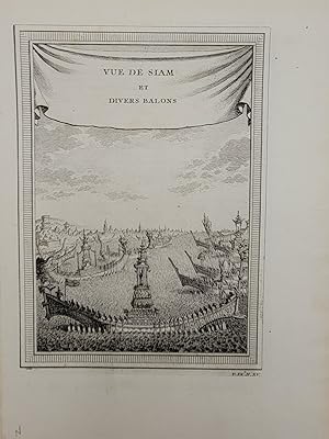 Nine copperplate prints of Southeast Asian scenes.