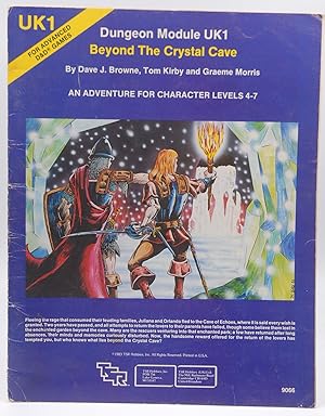 Image du vendeur pour AD&D UK1 Beyond the Crystal Cave Fair mis en vente par Chris Korczak, Bookseller, IOBA