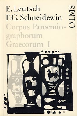 Bild des Verkufers fr Corpus Paroemiographorum Graecorum. (2 Bnde). zum Verkauf von Fundus-Online GbR Borkert Schwarz Zerfa