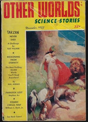 Image du vendeur pour OTHER WORLDS Science Stories: November, Nov. 1955 mis en vente par Books from the Crypt