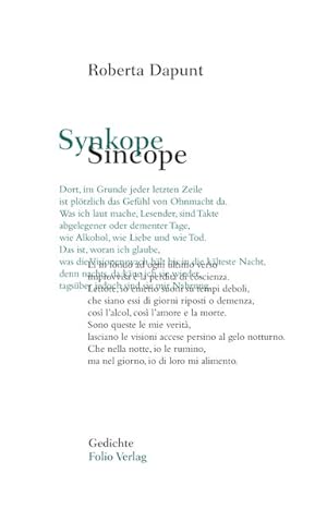 Synkope / Sincope Gedichte deutsch / italienisch
