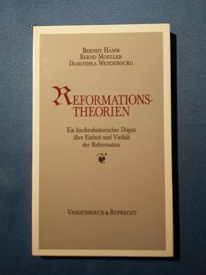 Image du vendeur pour Reformationstheorien : ein kirchenhistorischer Disput ber Einheit und Vielfalt der Reformation. Berndt Hamm ; Bernd Moeller ; Dorothea Wendebourg. mis en vente par Antiquariat BehnkeBuch