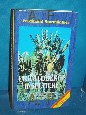 Bild des Verkufers fr Urwaldberge - Inseltiere: Forschungen auf Madagaskar, den Seychellen, Komoren und Maskarenen / MIT WIDMUNG von Ferdinand Starmhlner zum Verkauf von Antiquarische Fundgrube e.U.