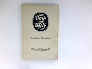 Volk und Welt : Deutschlands Monatsbuch; Band 2, Februar 1938.