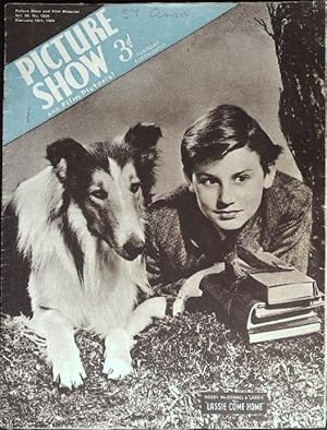 Seller image for Picture Show Magazine February 12, 1944 Roddy McDowell "Lassie Come Home" for sale by AcornBooksNH