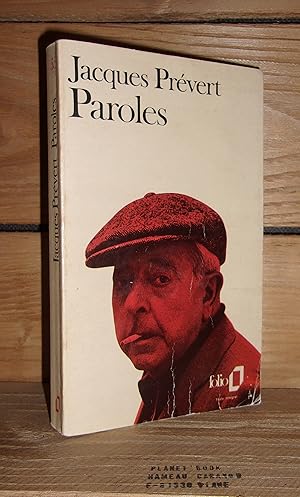 Seller image for PAROLES for sale by Planet'book