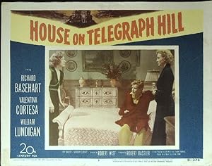 Bild des Verkufers fr The House on Telegraph Hill Lobby Card #3 1951 Richard Basehart, Valentina Cortesa zum Verkauf von AcornBooksNH