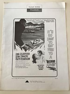 Seller image for Woman of Straw Pressbook 1964 Gina Lollobrigida, Sean Connery, Ralph Richardson for sale by AcornBooksNH