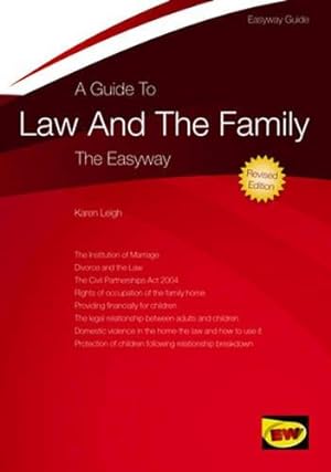 Bild des Verkufers fr Guide to Law and the Family, A (Easyway Guide) zum Verkauf von WeBuyBooks