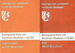 Seller image for Erluterungen zu Blatt 4318 Borchen (Geologische Karte von Nordrhein-Westfalen 1 : 25.000) + Grundkarte for sale by Paderbuch e.Kfm. Inh. Ralf R. Eichmann