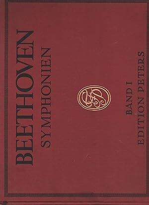 Bild des Verkufers fr Symphonien von L. van Beethoven fr Pianoforte zu 4 Hnden; Band I [Edition Peters; 6312] zum Verkauf von Kunsthandlung Rainer Kirchner