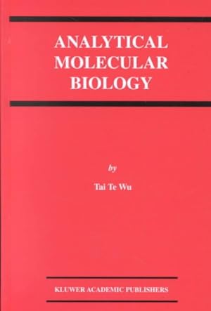 Bild des Verkufers fr Analytical Molecular Biology zum Verkauf von GreatBookPrices