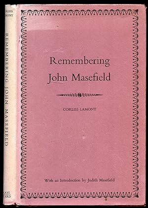 Seller image for Remembering John Masefield for sale by Little Stour Books PBFA Member