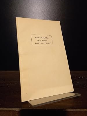 Bibliographie der Werke von Ernst Benz 1929-1957.