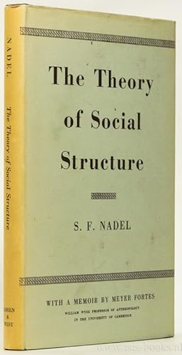 Bild des Verkufers fr The theory of social structure. With a memoir by Meyer Fortes. zum Verkauf von Antiquariaat Isis